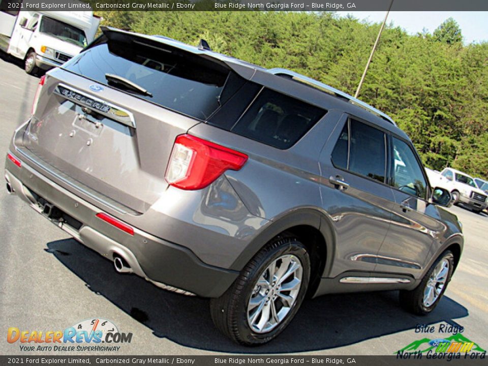 2021 Ford Explorer Limited Carbonized Gray Metallic / Ebony Photo #29