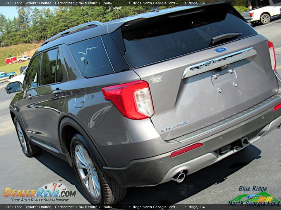 2021 Ford Explorer Limited Carbonized Gray Metallic / Ebony Photo #30