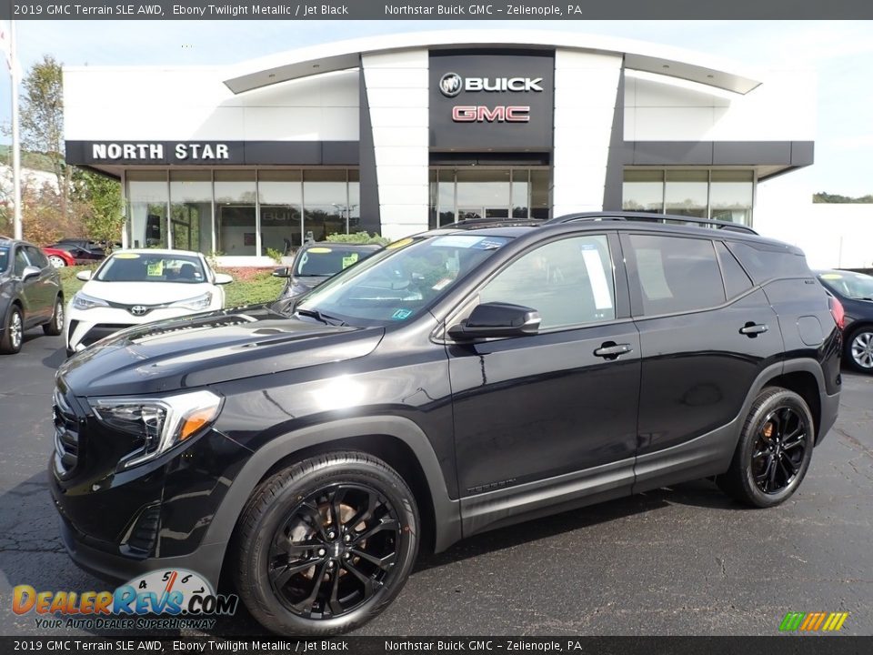 2019 GMC Terrain SLE AWD Ebony Twilight Metallic / Jet Black Photo #1