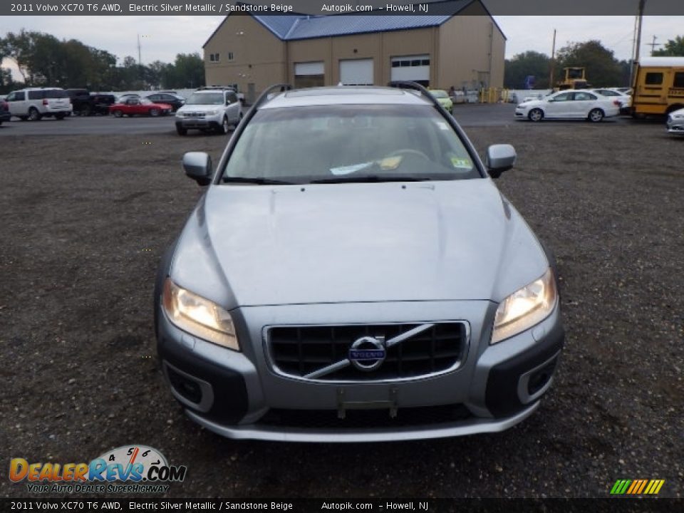 2011 Volvo XC70 T6 AWD Electric Silver Metallic / Sandstone Beige Photo #2