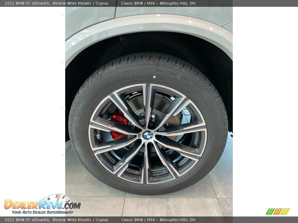 2022 BMW X5 xDrive40i Mineral White Metallic / Cognac Photo #3