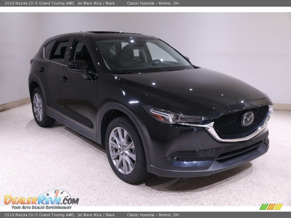 2019 Mazda CX-5 Grand Touring AWD Jet Black Mica / Black Photo #1