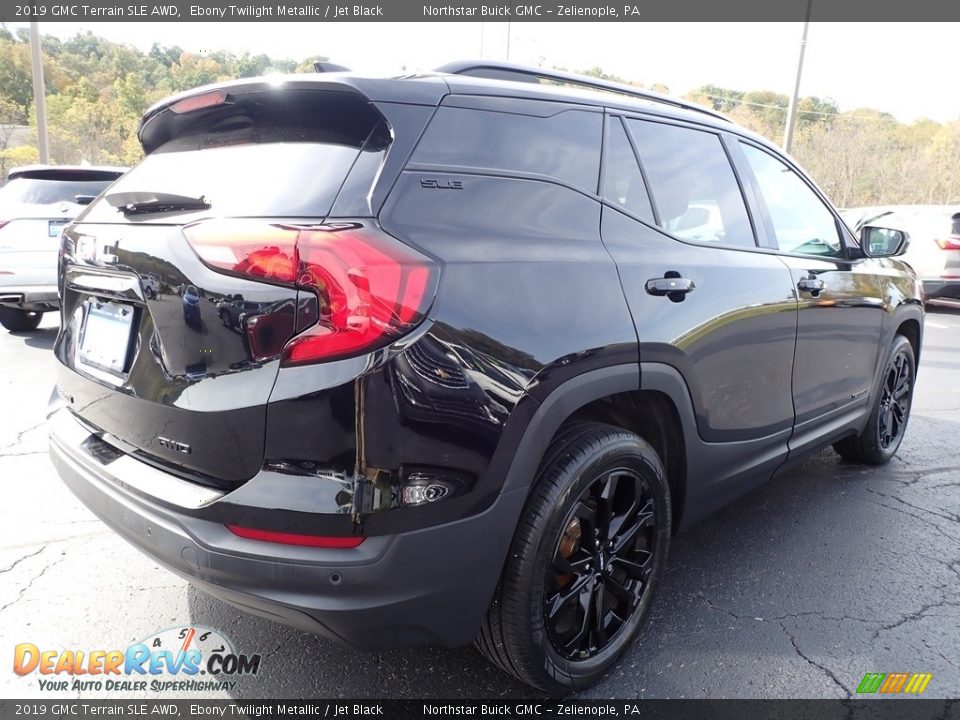 2019 GMC Terrain SLE AWD Ebony Twilight Metallic / Jet Black Photo #8