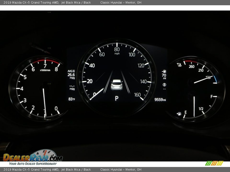 2019 Mazda CX-5 Grand Touring AWD Jet Black Mica / Black Photo #8