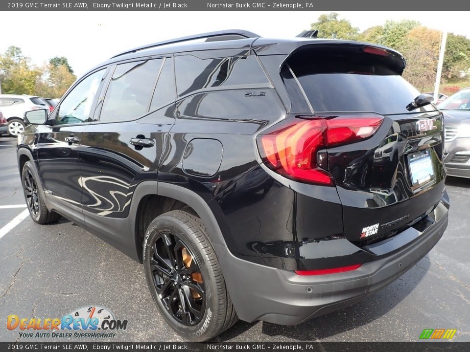 2019 GMC Terrain SLE AWD Ebony Twilight Metallic / Jet Black Photo #12