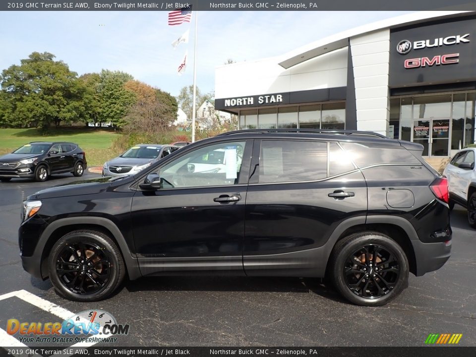 2019 GMC Terrain SLE AWD Ebony Twilight Metallic / Jet Black Photo #13