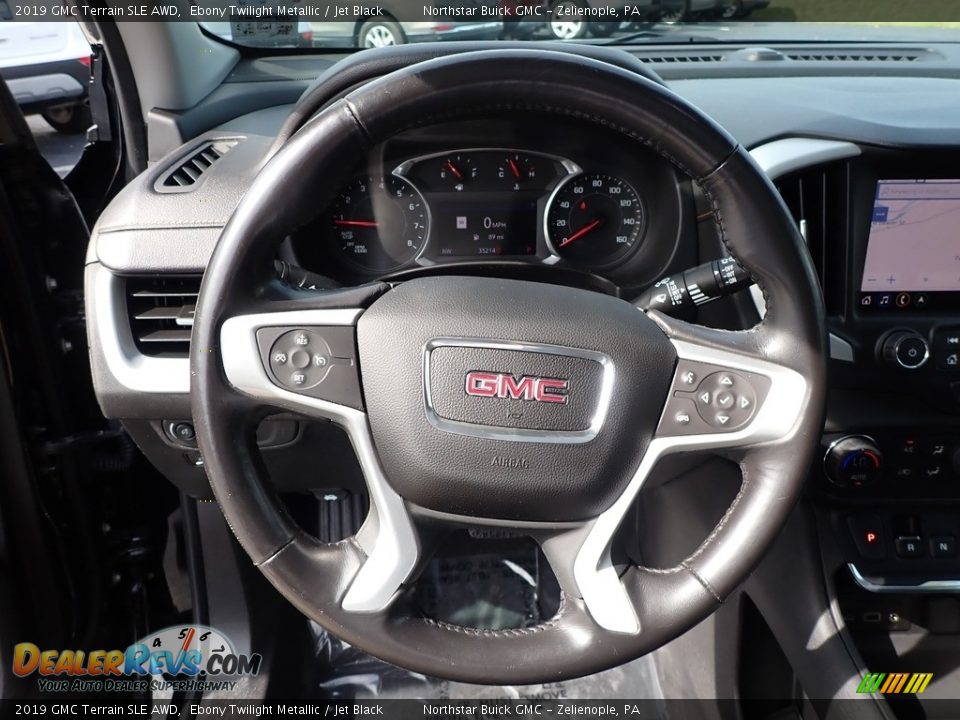 2019 GMC Terrain SLE AWD Ebony Twilight Metallic / Jet Black Photo #21