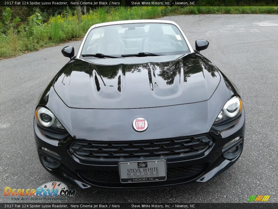 2017 Fiat 124 Spider Lusso Roadster Nero Cinema Jet Black / Nero Photo #3