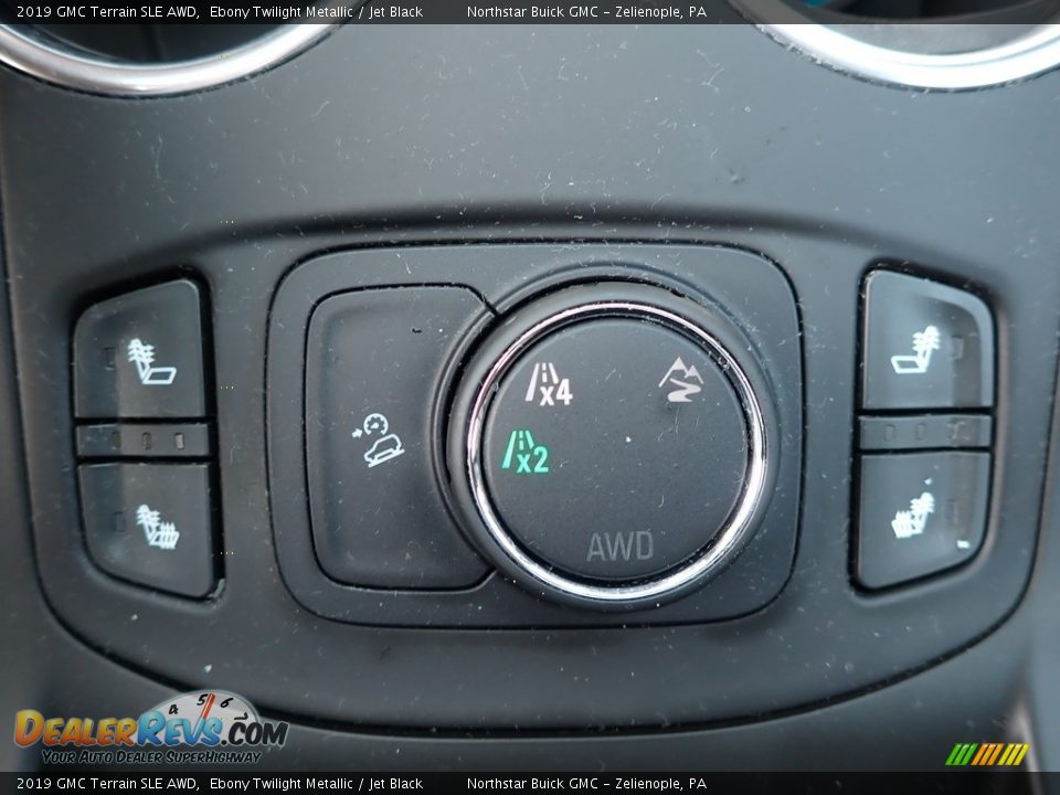 2019 GMC Terrain SLE AWD Ebony Twilight Metallic / Jet Black Photo #25