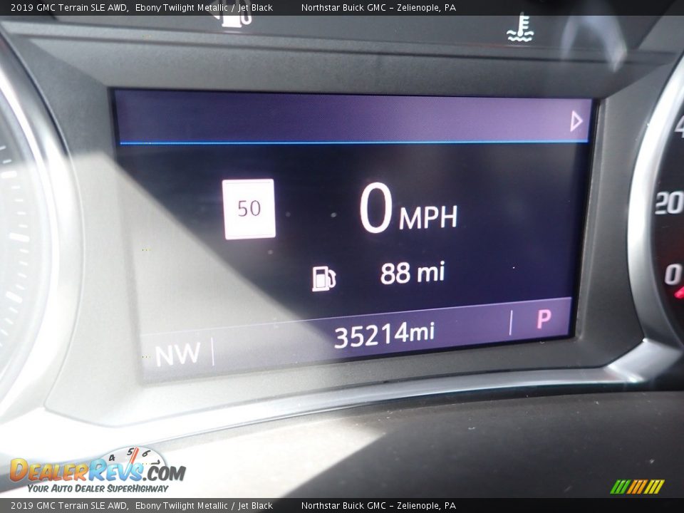 2019 GMC Terrain SLE AWD Ebony Twilight Metallic / Jet Black Photo #30