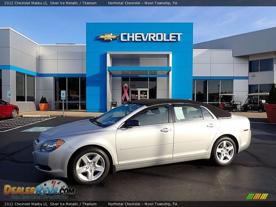 2012 Chevrolet Malibu LS Silver Ice Metallic / Titanium Photo #1