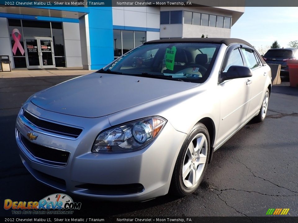 2012 Chevrolet Malibu LS Silver Ice Metallic / Titanium Photo #2