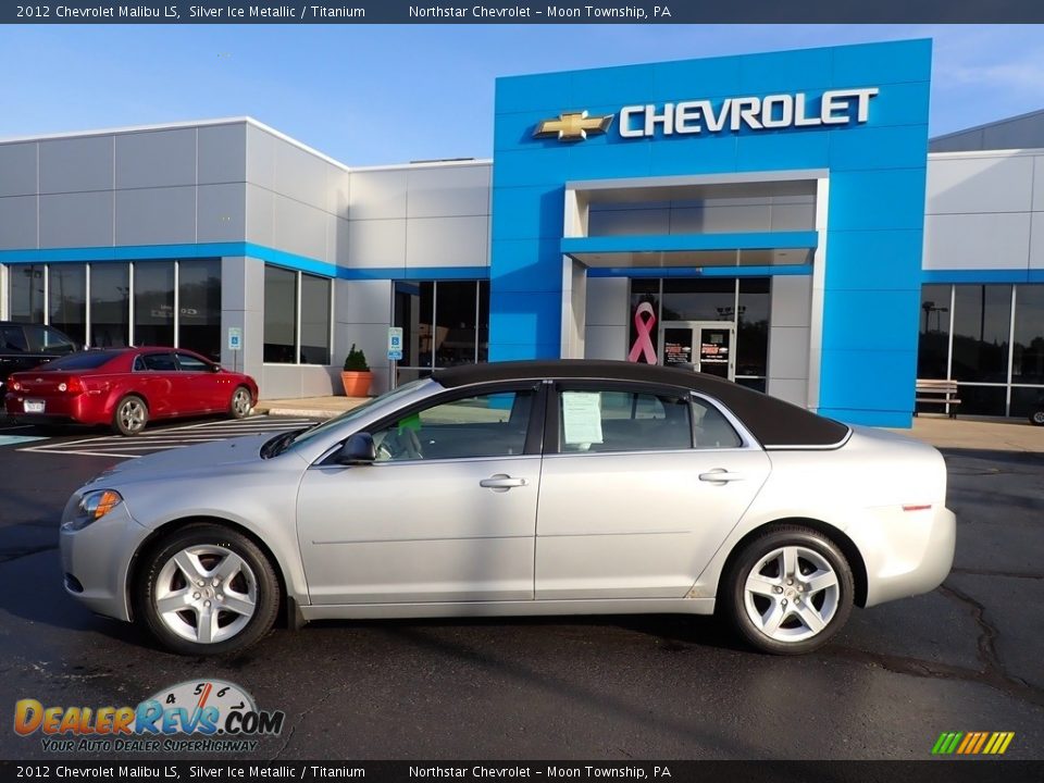 2012 Chevrolet Malibu LS Silver Ice Metallic / Titanium Photo #3