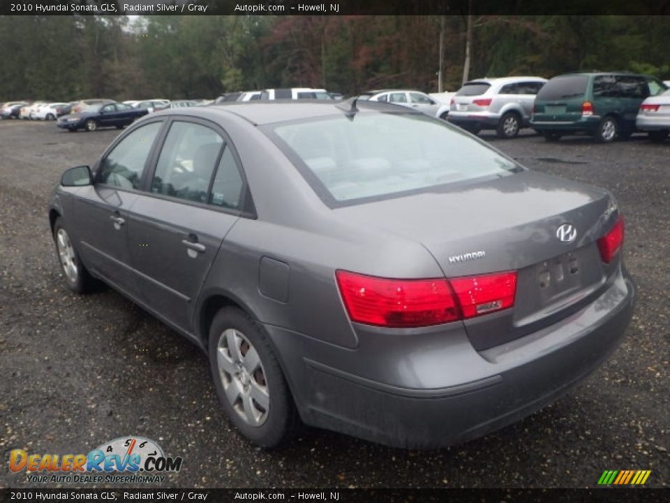 2010 Hyundai Sonata GLS Radiant Silver / Gray Photo #4