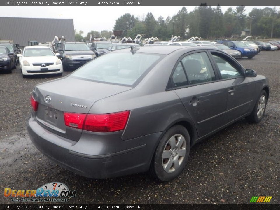 2010 Hyundai Sonata GLS Radiant Silver / Gray Photo #6