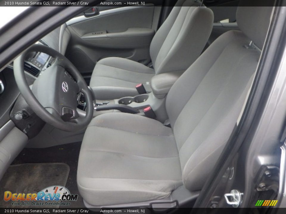 2010 Hyundai Sonata GLS Radiant Silver / Gray Photo #7