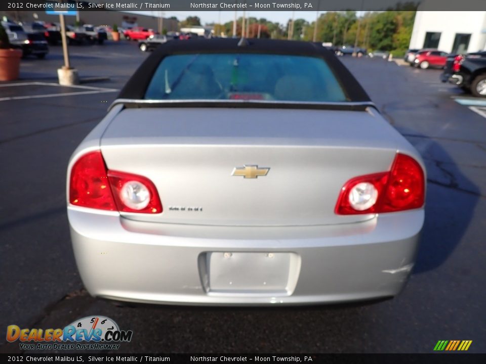 2012 Chevrolet Malibu LS Silver Ice Metallic / Titanium Photo #6