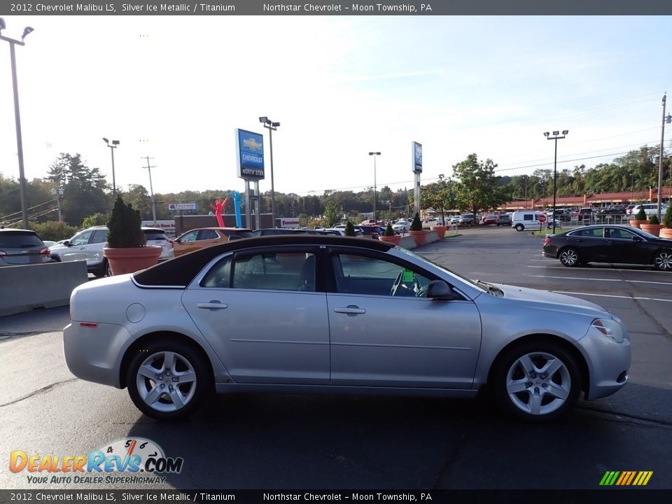 2012 Chevrolet Malibu LS Silver Ice Metallic / Titanium Photo #9