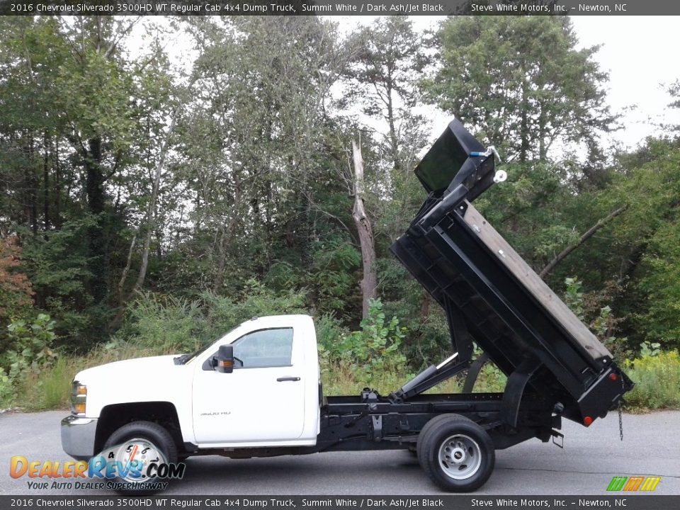 Summit White 2016 Chevrolet Silverado 3500HD WT Regular Cab 4x4 Dump Truck Photo #2