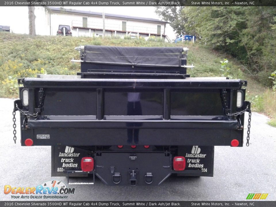 2016 Chevrolet Silverado 3500HD WT Regular Cab 4x4 Dump Truck Summit White / Dark Ash/Jet Black Photo #8