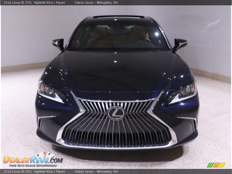 2019 Lexus ES 350 Nightfall Mica / Flaxen Photo #2