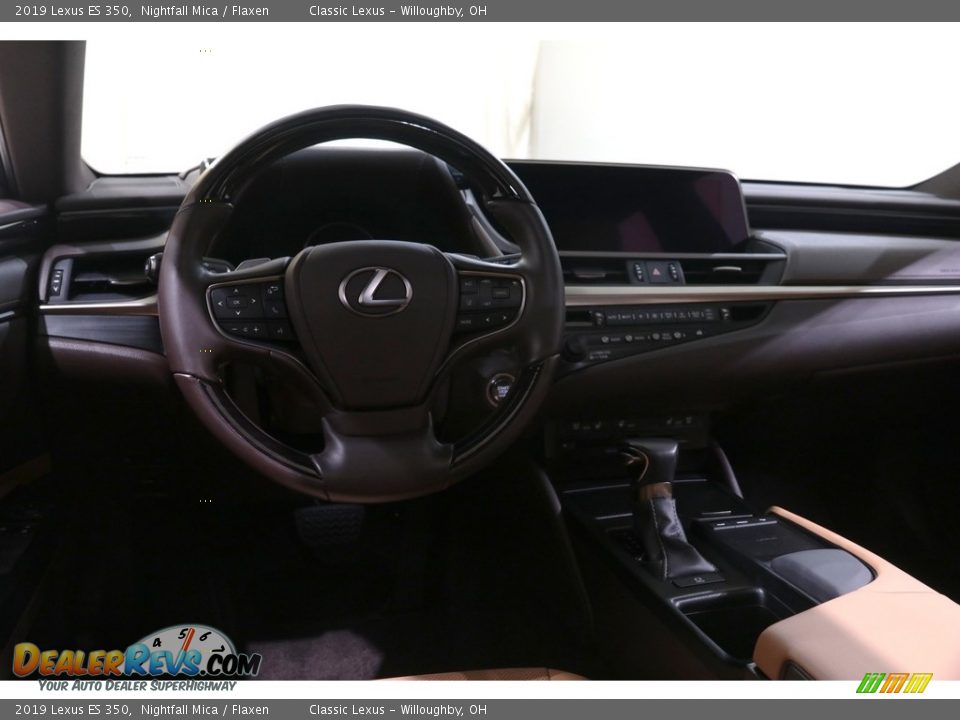 2019 Lexus ES 350 Nightfall Mica / Flaxen Photo #6