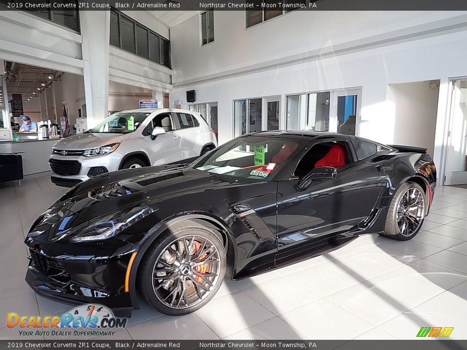 2019 Chevrolet Corvette ZR1 Coupe Black / Adrenaline Red Photo #1