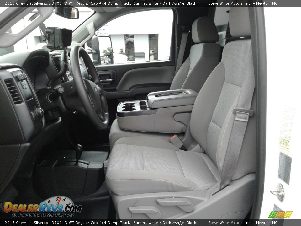 Dark Ash/Jet Black Interior - 2016 Chevrolet Silverado 3500HD WT Regular Cab 4x4 Dump Truck Photo #13