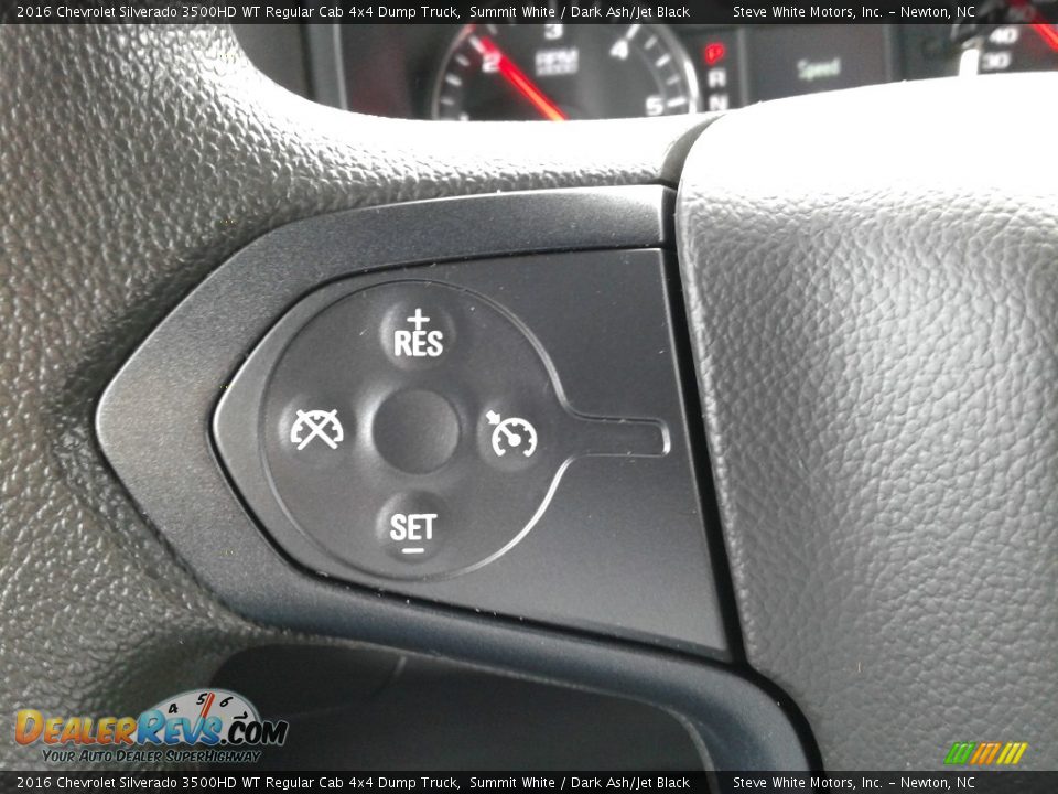 2016 Chevrolet Silverado 3500HD WT Regular Cab 4x4 Dump Truck Steering Wheel Photo #17