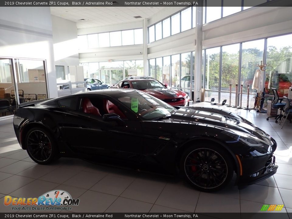 2019 Chevrolet Corvette ZR1 Coupe Black / Adrenaline Red Photo #8