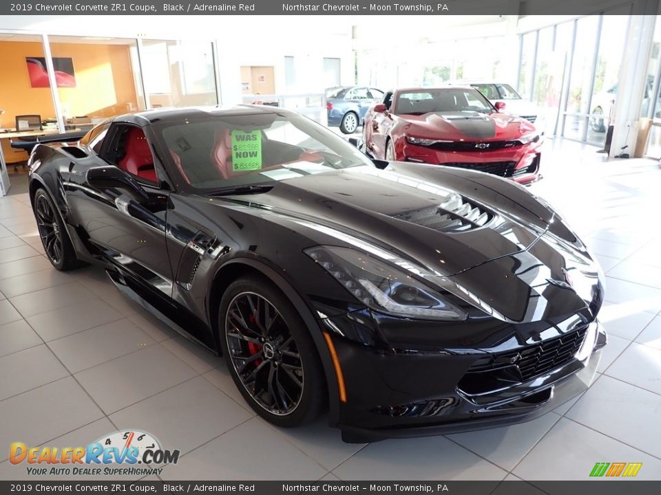 2019 Chevrolet Corvette ZR1 Coupe Black / Adrenaline Red Photo #9