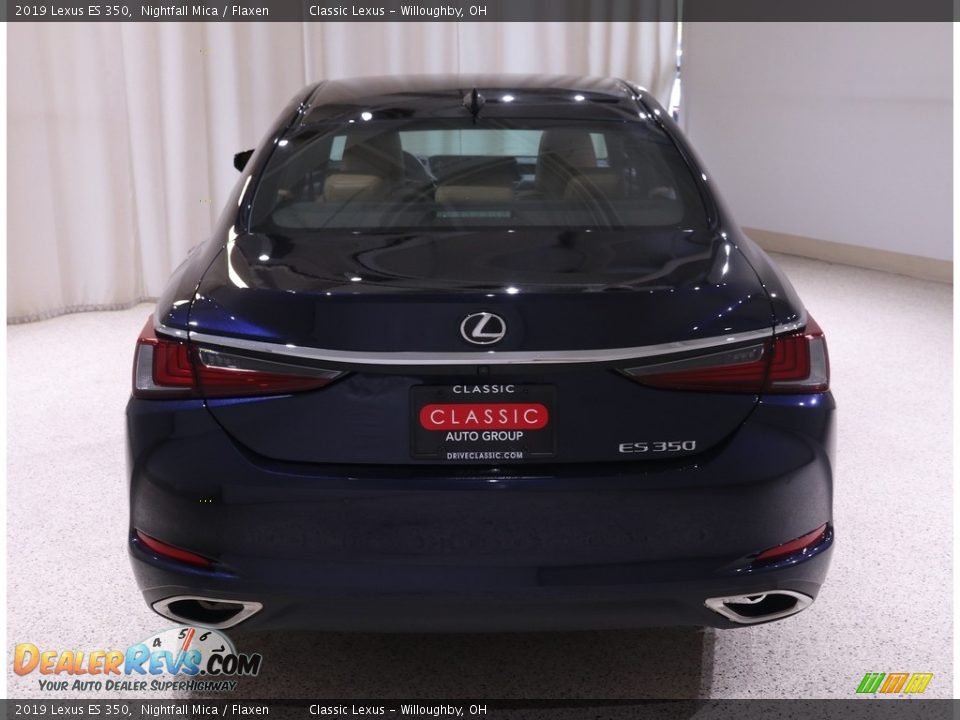 2019 Lexus ES 350 Nightfall Mica / Flaxen Photo #21