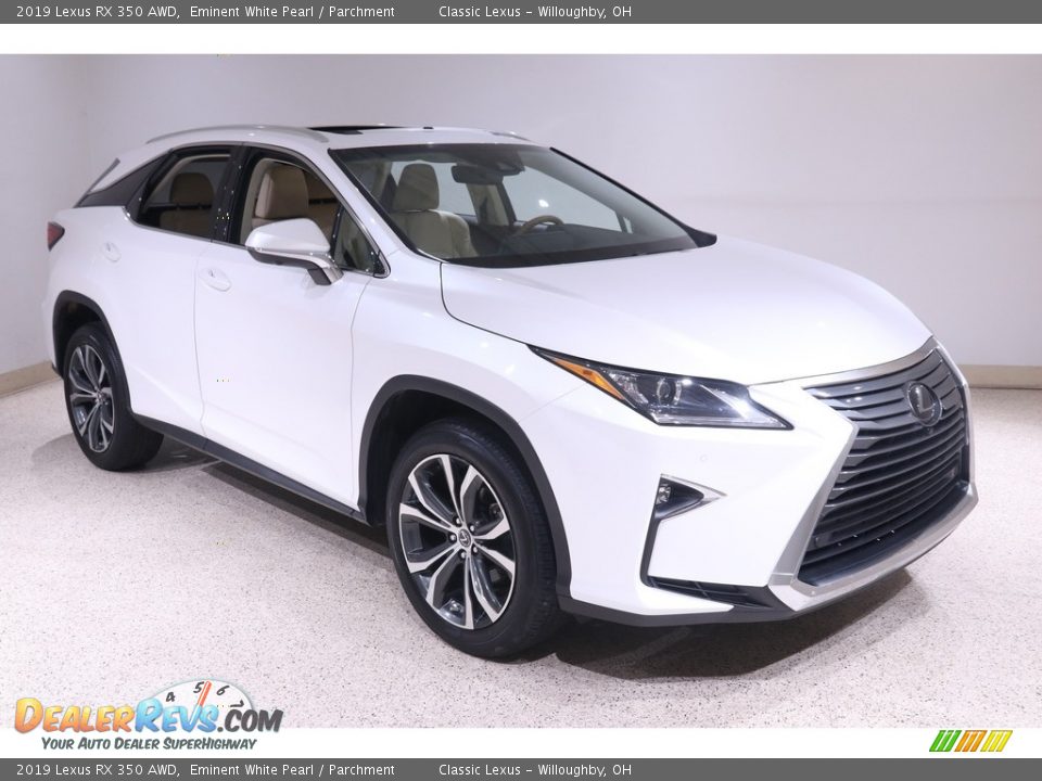 2019 Lexus RX 350 AWD Eminent White Pearl / Parchment Photo #1