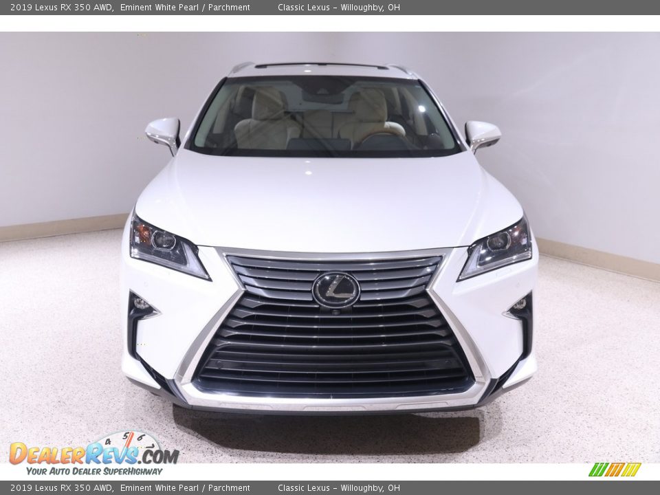 2019 Lexus RX 350 AWD Eminent White Pearl / Parchment Photo #2