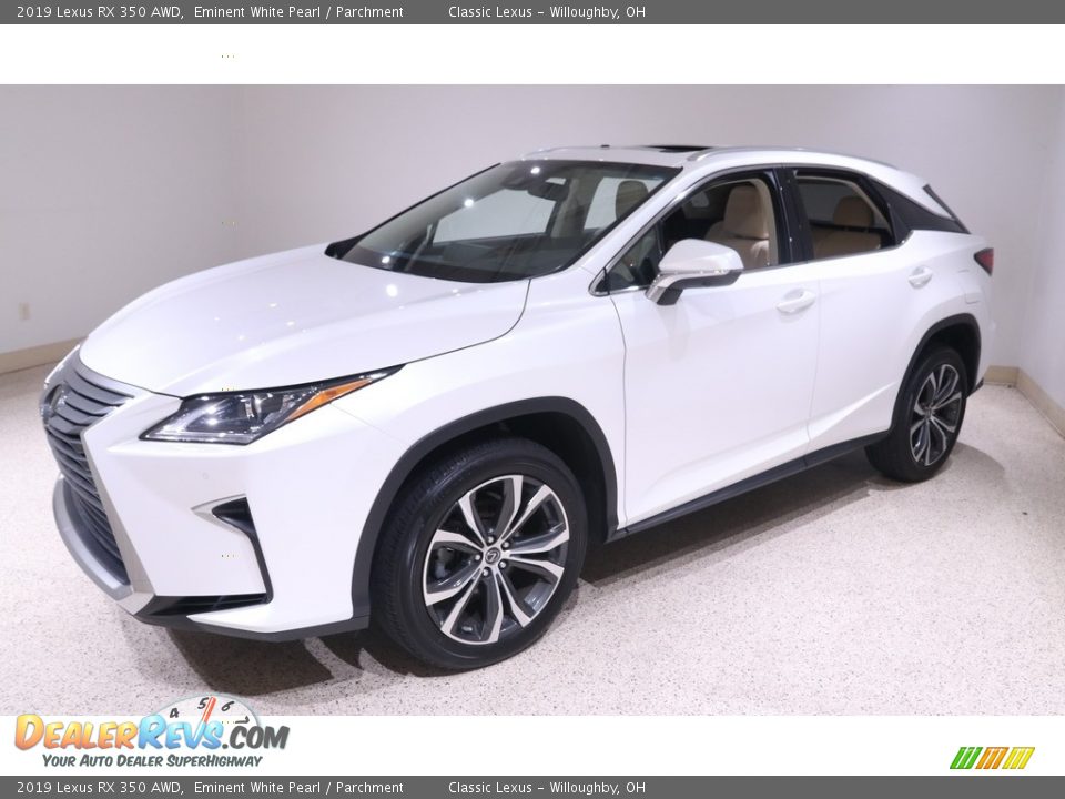 2019 Lexus RX 350 AWD Eminent White Pearl / Parchment Photo #3