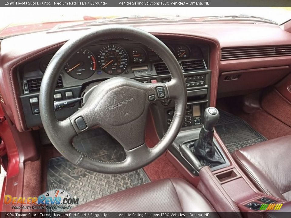 Front Seat of 1990 Toyota Supra Turbo Photo #4