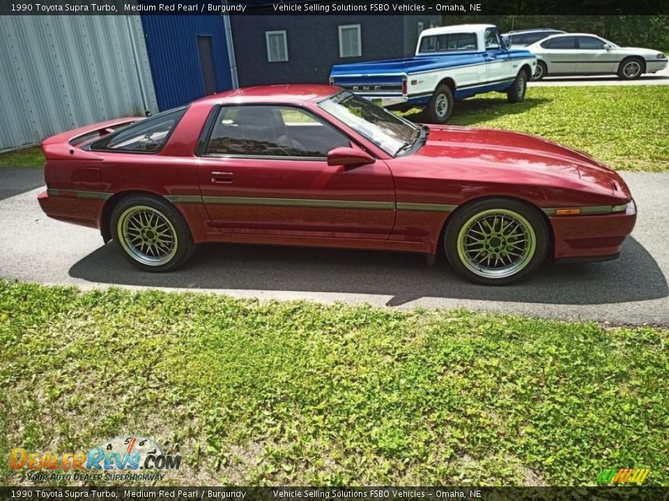 Medium Red Pearl 1990 Toyota Supra Turbo Photo #13