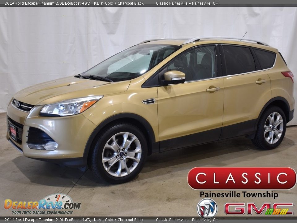 2014 Ford Escape Titanium 2.0L EcoBoost 4WD Karat Gold / Charcoal Black Photo #1