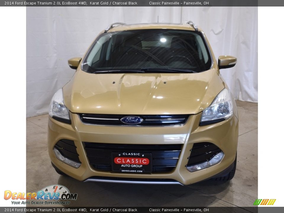 2014 Ford Escape Titanium 2.0L EcoBoost 4WD Karat Gold / Charcoal Black Photo #4