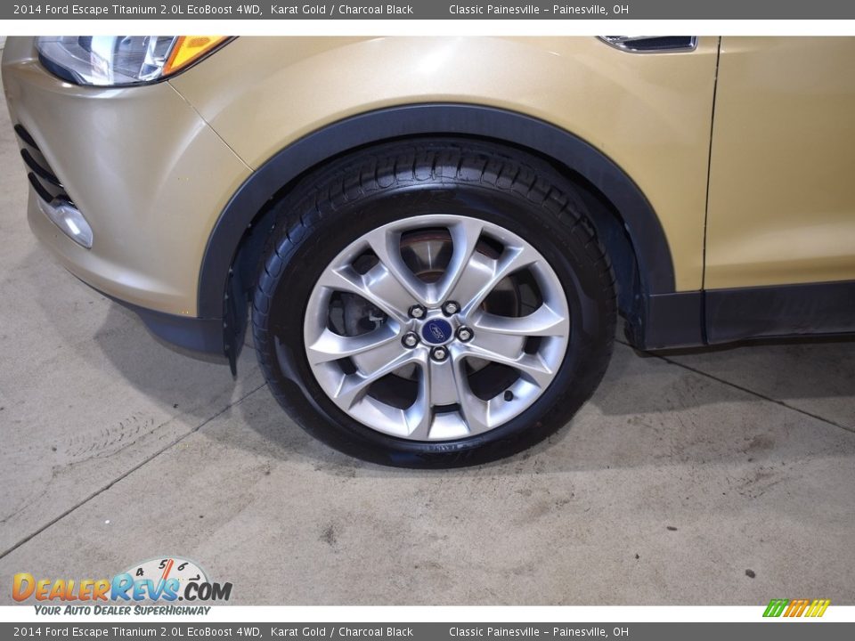 2014 Ford Escape Titanium 2.0L EcoBoost 4WD Karat Gold / Charcoal Black Photo #5
