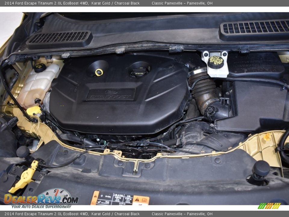 2014 Ford Escape Titanium 2.0L EcoBoost 4WD Karat Gold / Charcoal Black Photo #6