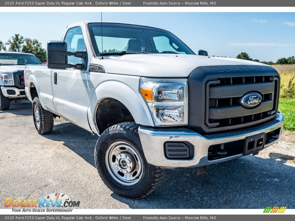 2015 Ford F250 Super Duty XL Regular Cab 4x4 Oxford White / Steel Photo #1