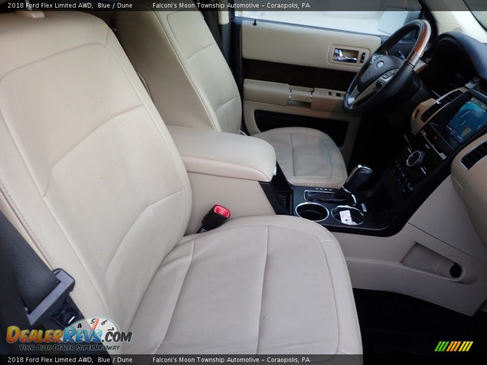 Front Seat of 2018 Ford Flex Limited AWD Photo #11