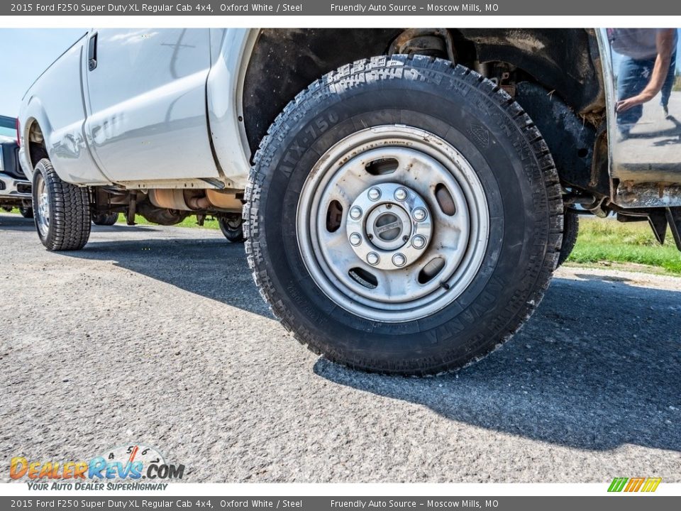 2015 Ford F250 Super Duty XL Regular Cab 4x4 Oxford White / Steel Photo #2