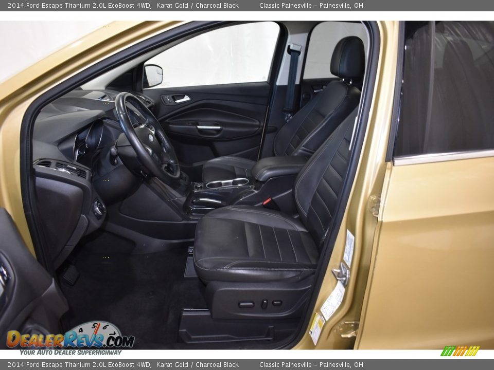 2014 Ford Escape Titanium 2.0L EcoBoost 4WD Karat Gold / Charcoal Black Photo #8