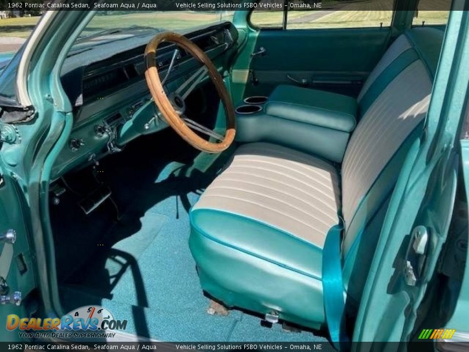 Aqua Interior - 1962 Pontiac Catalina Sedan Photo #13