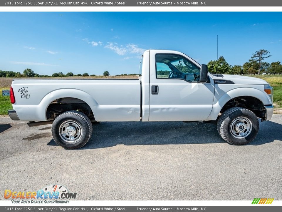 2015 Ford F250 Super Duty XL Regular Cab 4x4 Oxford White / Steel Photo #3