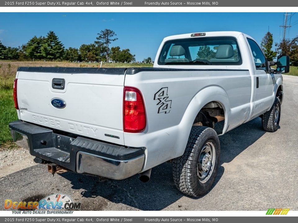 2015 Ford F250 Super Duty XL Regular Cab 4x4 Oxford White / Steel Photo #4