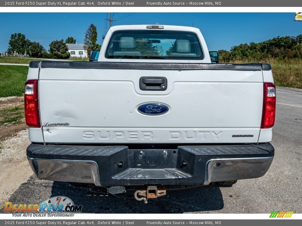 2015 Ford F250 Super Duty XL Regular Cab 4x4 Oxford White / Steel Photo #5