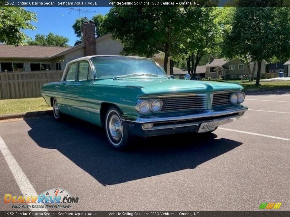 1962 Pontiac Catalina Sedan Seafoam Aqua / Aqua Photo #16